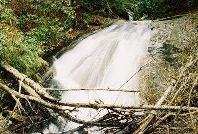 The upper falls of Blood mt. creek