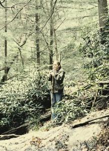 Missy in the woods